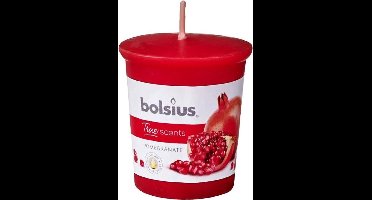 Bolsius Geurkaars Geurvotive rond 53/45 per stuk Cherry Blossom per 3 stuks
