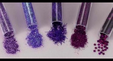 Glitterset assorti Magic 1.8 Gram 5 Stuks