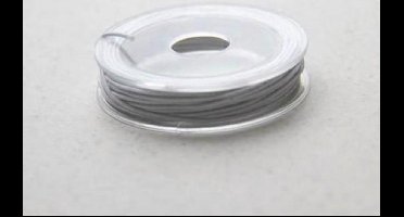 Elastisch koord wit 1 mm 5 meter