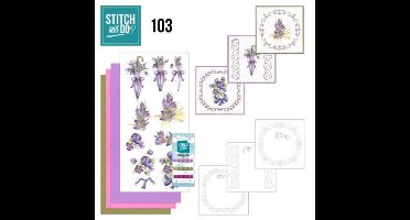 Stitch and Do 103 Flowers in Purple