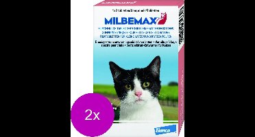 Milbemax Milbemax Kitten & Kat - Anti wormenmiddel - 2 x 2 tab 0.5 Tot 2 Kg