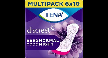 TENA Discreet Protect+ Normal Night – verbanden voor urineverlies – 60 stuks