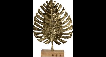 Lesli-Living-Blad-op-standaard-decoratief-goudkleurig