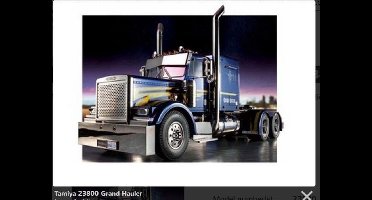 Tamiya 23800 1/14 RC XB Grand Hauler Metallic Blue Full Opt.