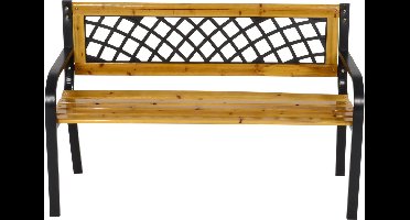 Lesli-Living-Tuinbank-York-118x50x74-cm-metaal-zwart