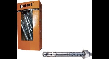Smart keilanker met moer+rondel M8x147/8 (20 stuks)