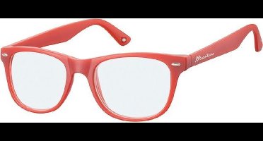 Leesbril montana +1.00dpt blue light filter rood