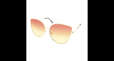 Sun Fun Oversized Retro Zonnebril - Premium Zonnebril - Dames - Trendy & Cool - Festival Zonnebril - UV400