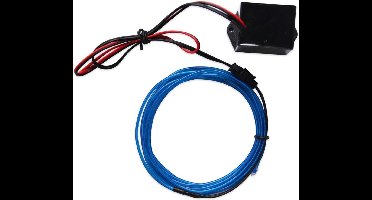 EL wire - BLAUW - interieur verlichting - 12 Volt - 2 meter