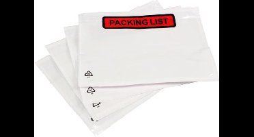 Paklijst envelop ‘Packing List’ zelfklevend – 225 mm x 165 mm - 1000 stuks