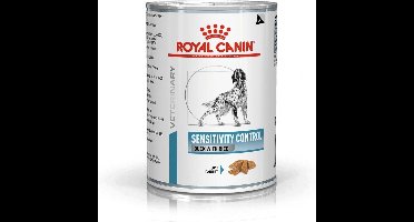 Royal Canin Sensitivity Control - Dieetvoeding volwassen hond gevoelig voor bepaalde voedingsstoffen 12 x 420 gram blikjes - Kip - Rijst