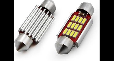 36MM LED - CANBUS - 12SMD - 4014 - 12V / 24V - 2 stuks