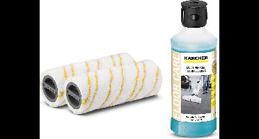 Kärcher Floor Cleaner Accessoire set – 2 microvezelrollen GEEL – universeel vloerreinigingsmiddel RM 536