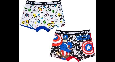 Avengers Captain America - Boxershort 2-Pak - 6-8 Jaar - 116-128