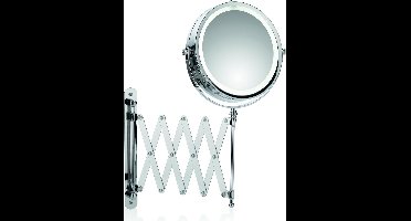 Valeria Spiegel met Wandbevestiging Ø 17,5cm - Zilver - Kela