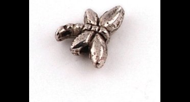 Met. tussenstuk libelles zilver