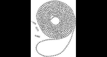 Creotime Balletjesketting 1 M Zilver 1,5 Mm