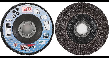 BGS - Slijpschijf - Lamellenslijpschijf - Ontroesten - Ontlakken - Metaal - Ø 115 mm | K 80 - 1 stuks - BGS3971