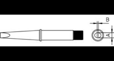 Weller 4CT6C81 Soldeerpunt Beitelvorm recht Grootte soldeerp