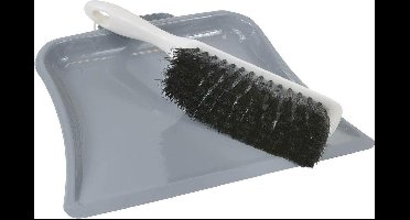 Stofblikset metaal kunststof handveger 32 cm