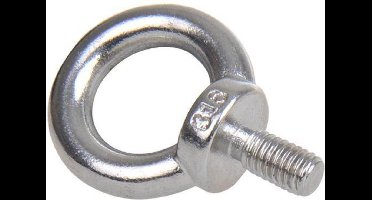 Oogbout. Ringschroef. m6. Verzinkt. Deltafix.