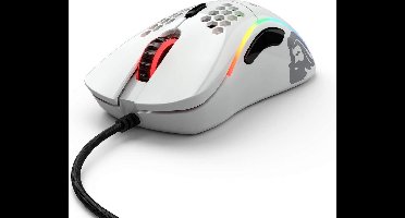 Glorious PC Gaming Race Model D Gaming-Maus - Wit, glanzend