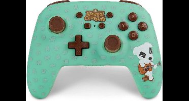 PowerA Officieel gelicentieerde draadloze Nintendo Switch Pro Controller - Animal Crossing: K.K. Slider - Groen
