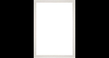 Passe-Partout Fotomaat 15x20 cm - Lijstmaat 21x29,7 cm - Lichtgrijs - Museumkarton - Fotolijst niet inbegrepen