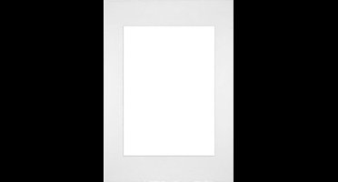 Passe-Partout Fotomaat 29,7x42 cm - Lijstmaat 42x59,4 cm - Wit - Museumkarton - Fotolijst niet inbegrepen