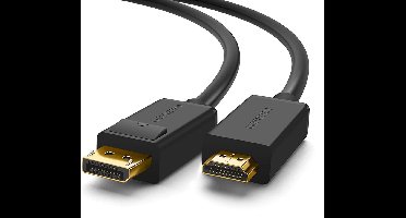 UGREEN - DisPlayPort naar HDMI kabel - 4K Ultra HD - 2 meter