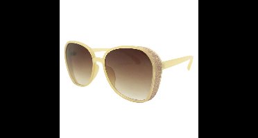 Sun Fun Oversized Retro Zonnebril - Premium Zonnebril - Dames - Trendy & Cool - Festival Zonnebril - UV400