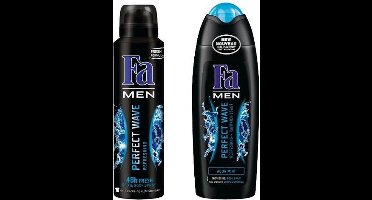 FA Men Perfect Wave - Douchegel & Deodorant Spray - Voordeelverpakking