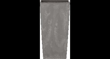 Bloempot met inzet Urbi Square Effect - Kleur Grijs
