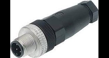 Hirschmann 933 098-100-1 Sensor/actuator connector, niet geassembleerd M12 Aantal polen (sensoren): 4 Stekker, recht 1