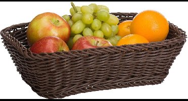 Westmark Saleen Broodmand rechthoek 31x21x9cm - bruin