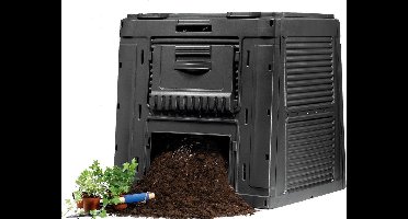 CURVER OUTDOOR Tuincomposter met voet 470L E-COMPOSTER Keter - Zwart