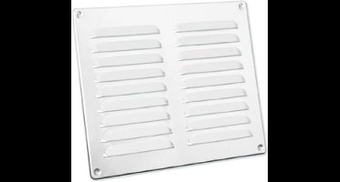 NEDCO ventilatierooster | schoepenrooster | ALUMINIUM | 250 x 200 mm | alu