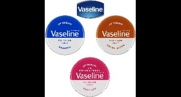 Vaseline lip therapy - 3 delig - Rosy lips ,Cocoa Butter  en Original