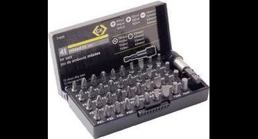 C.K T4509 Bitset 41-delig Kruiskop Phillips, Kruiskop Pozidriv, Binnen-zesrond (TX), Inbus