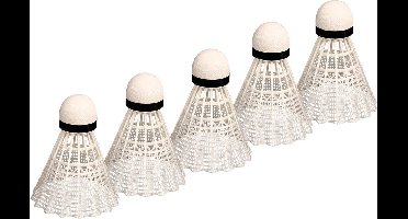 Avento 5 Badminton Shuttles - Wit