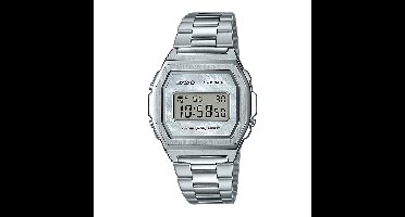 Casio Vintage A1000D-7EF Dameshorloge 38 mm - Zilverkleurig