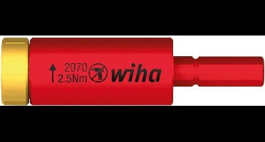 Wiha 29701280 Moment easyTorque adapter electric voor slimBits en slimVario houder - 2,8 Nm