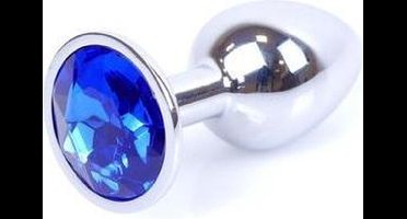 Power Escorts - Plug - Zilver - Anaal - Blauw