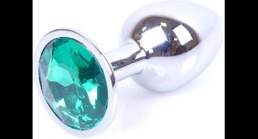 Power Escorts - Plug - Zilver - Anaal - Groen