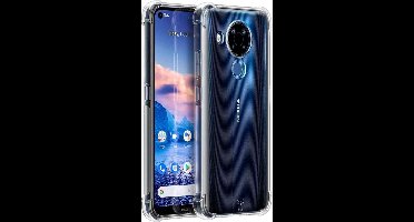 Hoesje geschikt voor Nokia 5.4 - Transparant Shock Proof Case