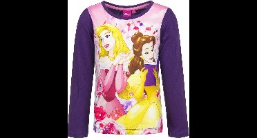 Disney Princess t-shirt - longsleeve - paars - maat 110/116