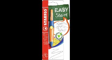 STABILO EASYergo 1.4 - Ergonomisch Vulpotlood - Linkshandig - Navulbaar - Ultramarijn/Neon Oranje - Dunne Potloodvulling 1,4 mm