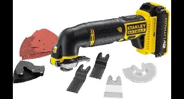 Stanley FMC710D2 18V Li-Ion accu multitool set (2x 2.0Ah accu) + 20 delige accessoireset in koffer