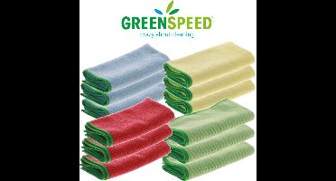 Greenspeed microvezeldoeken Element - 12 stuks in 4 kleuren