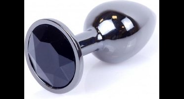 Power Escorts - Plug - Dark Silver - Anaal - Black
